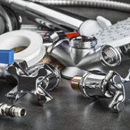 different plumbing fixtures for use in the bathroom and toilet r